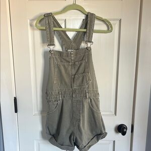 We The Free Olive  Green Overalls